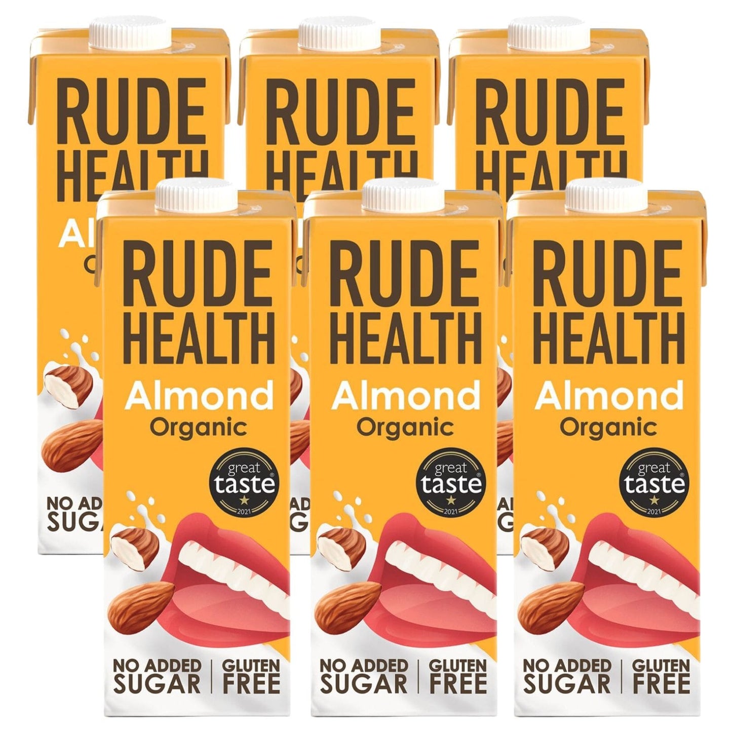 Napój roślinny Rude Health Almond drink (migdał) Organic 6x1L