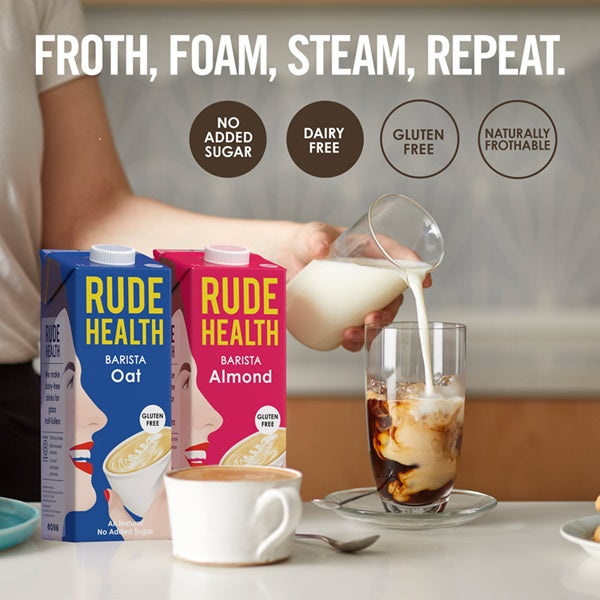 Napój roślinny Rude Health Barista Almond drink (migdał) 6x1L