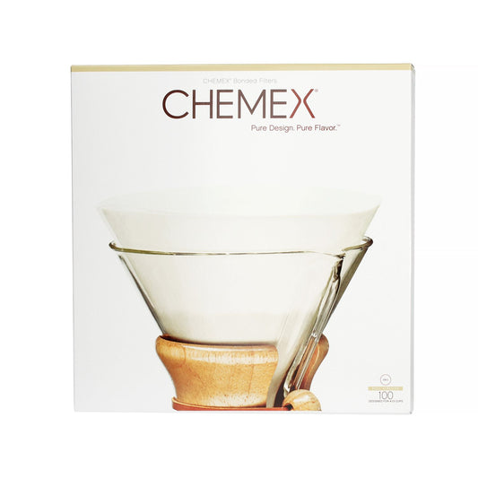 Filtry papierowe złożone Chemex 6, 8, 10 cups – 100 sztuk