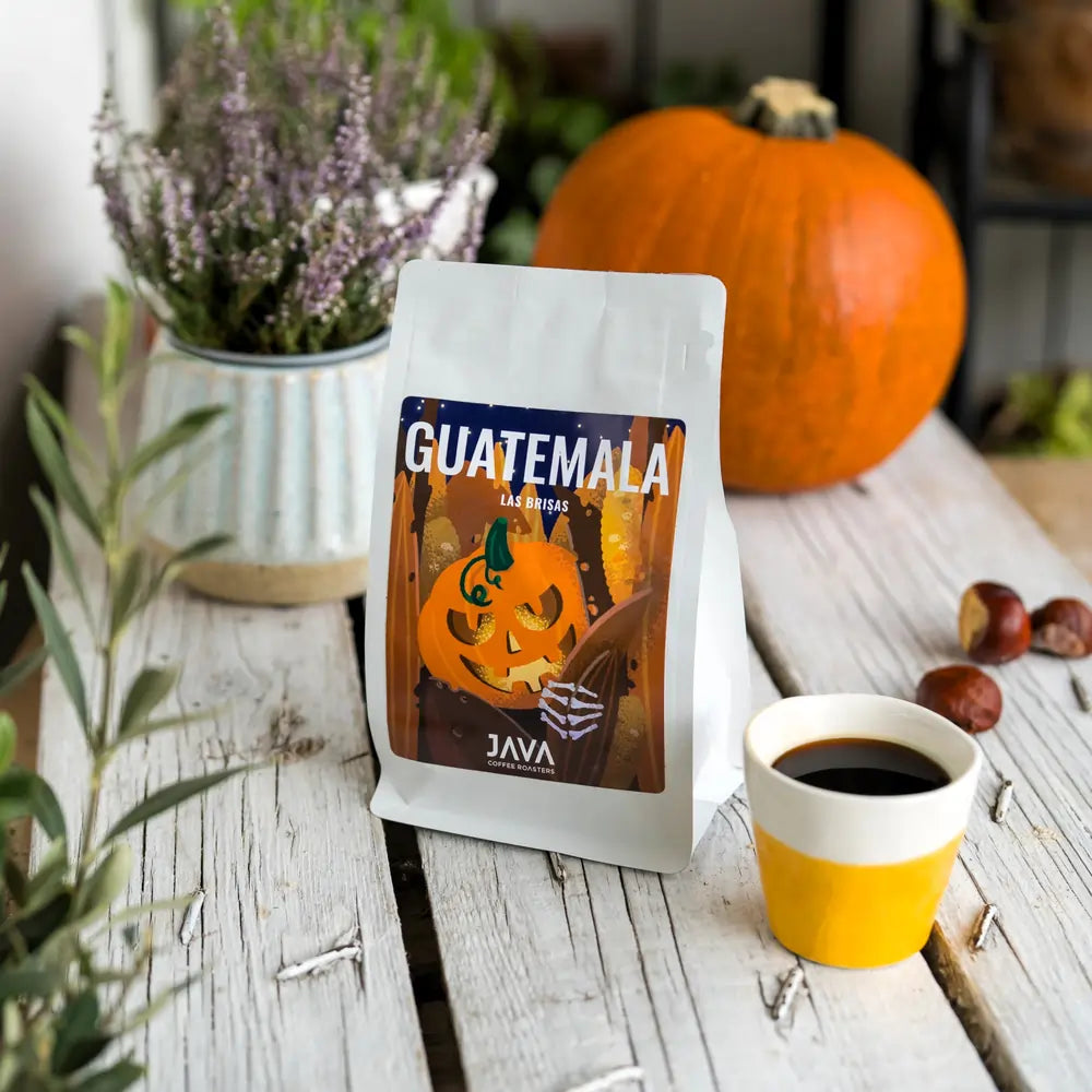 Kawa specialty Guatemala Las Brisas 250g JAVA Coffee Roasters – limitowana edycja Halloween z dynią