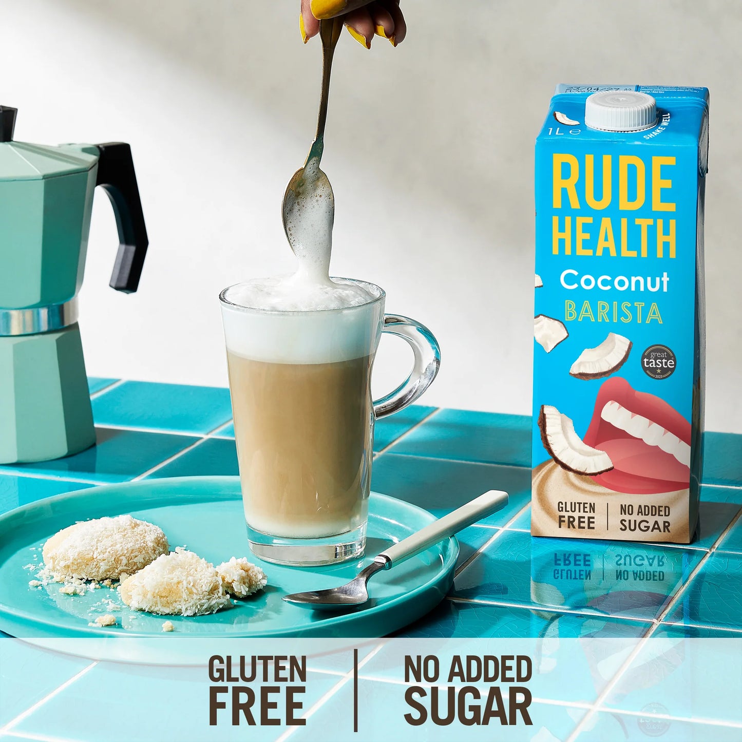 Napój roślinny Rude Health Barista Coconut drink (Barista kokos) 6x1L