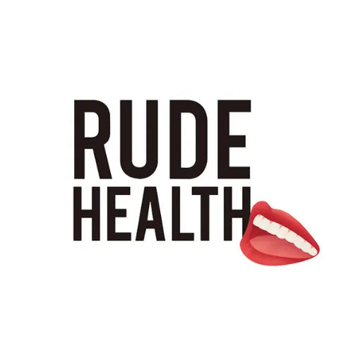 Logo marki Rude Health – producenta napojów roślinnych i zdrowej żywności dla gastronomii i retailu. JAVA Coffee jest oficjalnym dystrybutorem marki w Polsce.