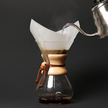 Filtry papierowe złożone Chemex 6, 8, 10 cups – 100 sztuk