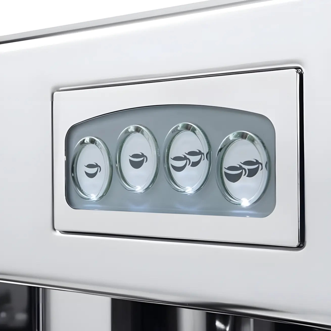 Astoria Forma SAE – panel sterowania z programowalnymi przyciskami dozowania kawy, przyciski espresso Astoria Forma SAE