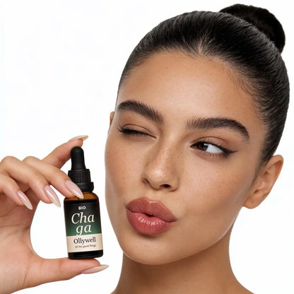 BIO Chaga Ollywell – ekologiczny ekstrakt 10:1 w kroplach 30 ml