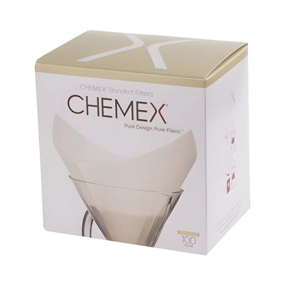 Filtry papierowe złożone Chemex 6, 8, 10 cups – 100 sztuk