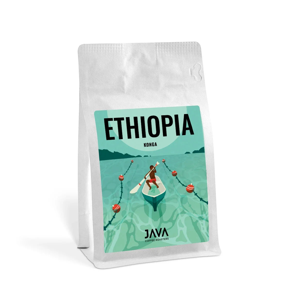 Ethiopia Konga – kawa specialty z Etiopii 250 g, palona w Warszawie przez JAVA Coffee Roasters.