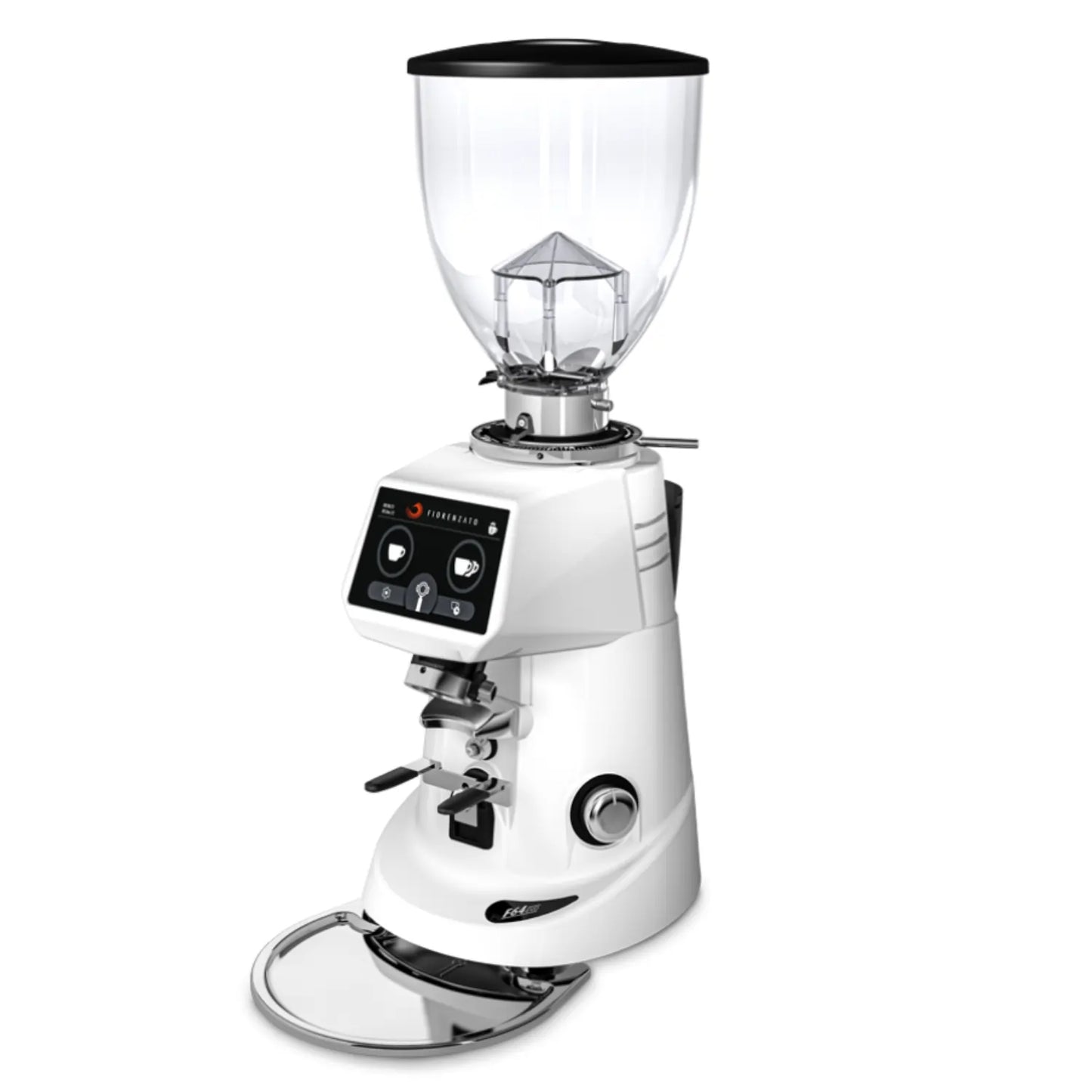 Fiorenzato F64 EVO – automatyczny młynek do kawy espresso biały, profesjonalny grinder