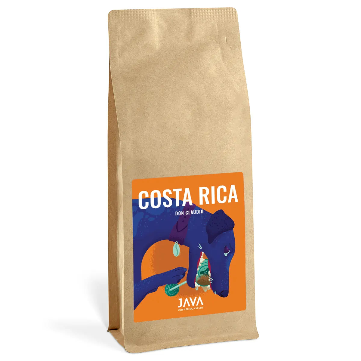 Kawa specialty Costa Rica Don Claudio 1 kg – kawa ziarnista JAVA Coffee Roasters w kraftowym opakowaniu