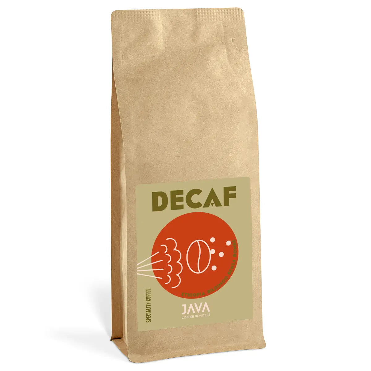 Kawa bezkofeinowa Decaf Ethiopia Bildimoo Bensa Bombe 1 kg – filtr, opakowanie JAVA Coffee Roasters, specialty coffee