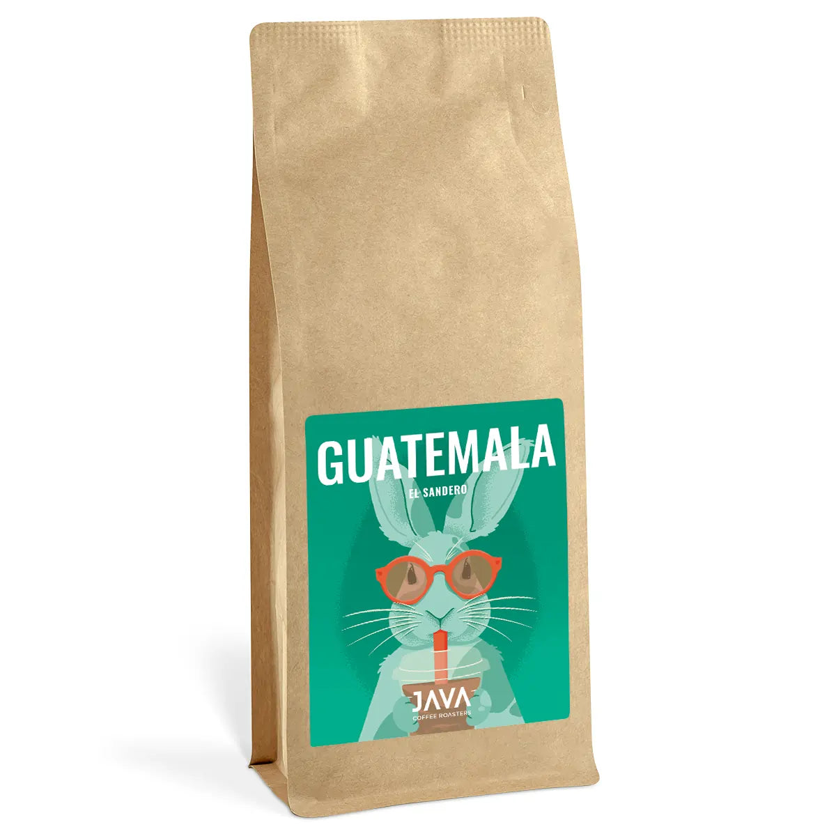 Kawa ziarnista Guatemala El Sendero 1 kg JAVA Coffee Roasters – świeżo palona kawa specialty 100% Arabica z Gwatemali, opakowanie 1 kg kraft