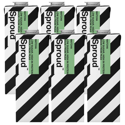 opakowania nopoju roślinnego z grochu sproud matcha 