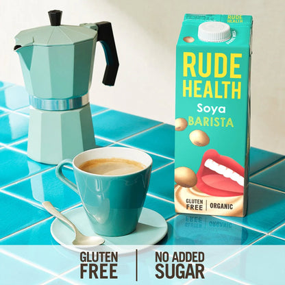 Napój roślinny Rude Health Barista Soya drink (soja) [Organic] 6x1L