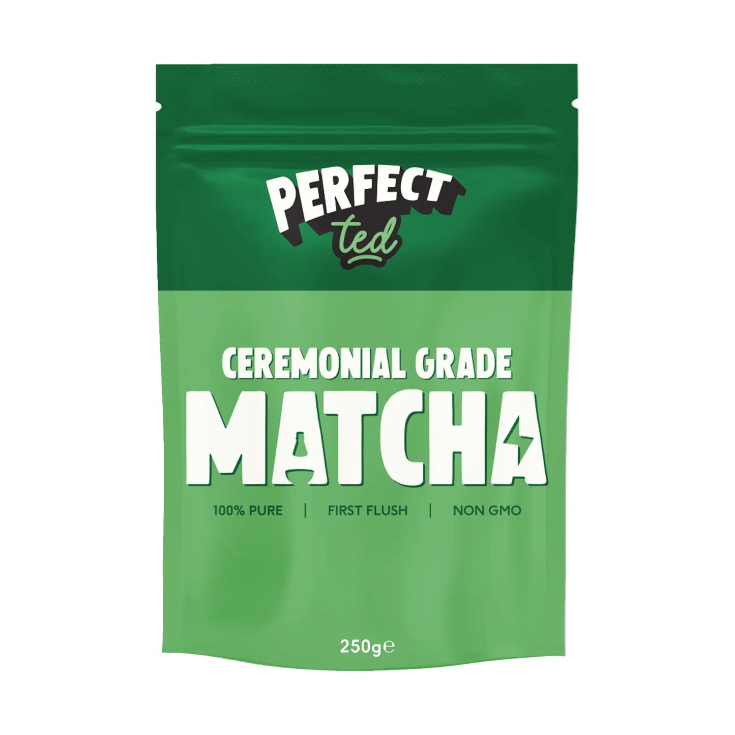 PerfectTed Matcha Ceremonial Grade 250 g – ceremonialna matcha premium first flush, 100% pure, do codziennego picia i matcha latte
