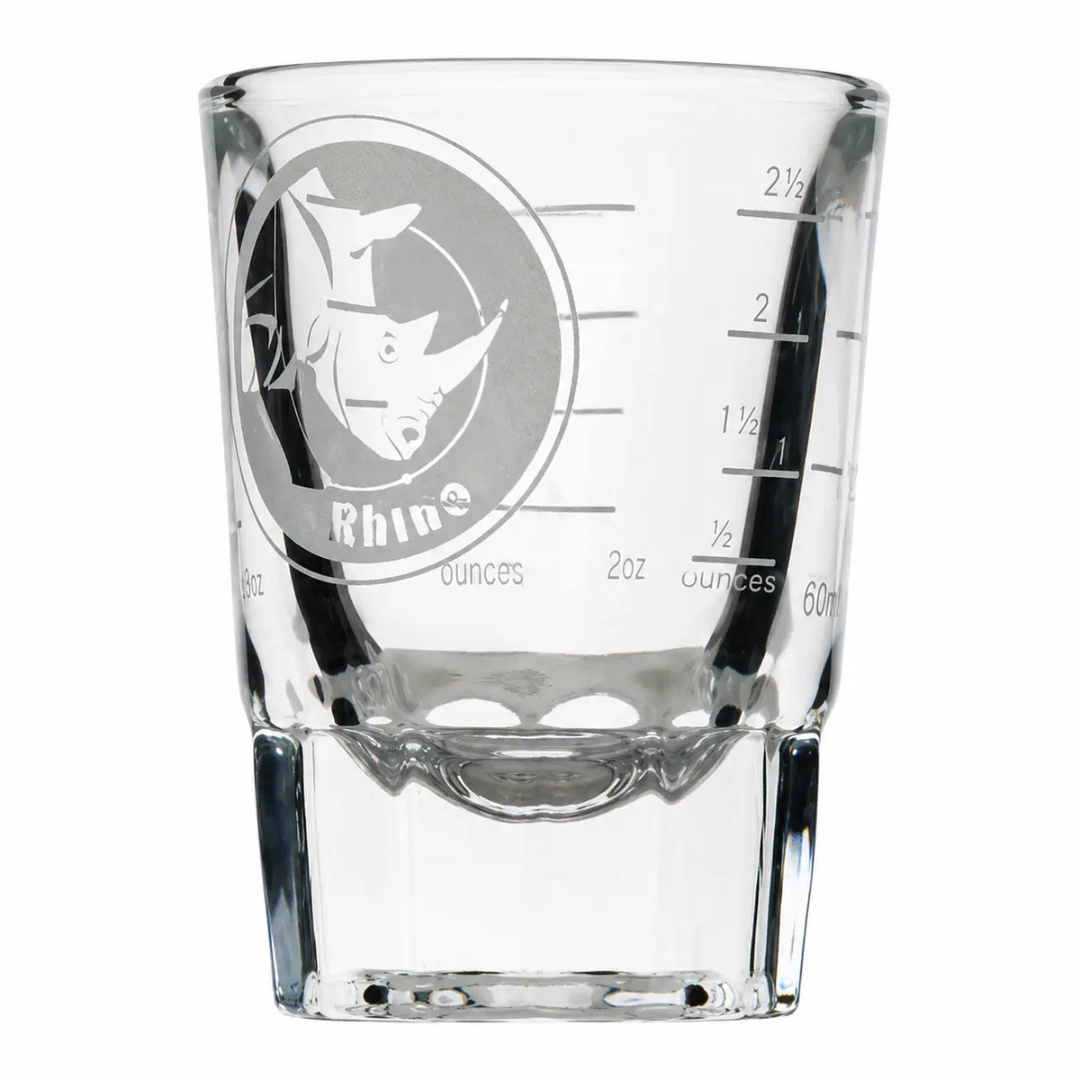 Rhinowares Single Shot Glass 60 ml – szklana miarka do espresso z podziałką