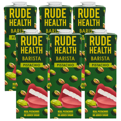 Napój pistacjowy Rude Health Barista Pistachio 1 l – kilka opakowań, roślinna alternatywa mleka do kawy