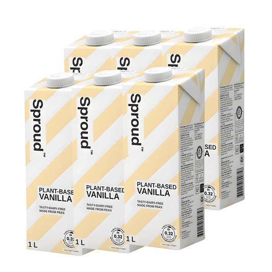 Sproud pea drink Waniliowy Vanilla (żółty groch) 6x1L