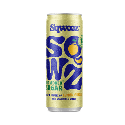 Napoj bezalkoholowy orzeźwiający Squeeze Lemon Ginger pushka 250ml