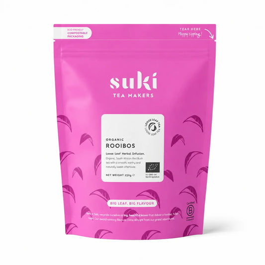 Suki Tea Organic Rooibos 250 g – ekologiczna herbata rooibos liściasta BIO dla kawiarni i gastronomii