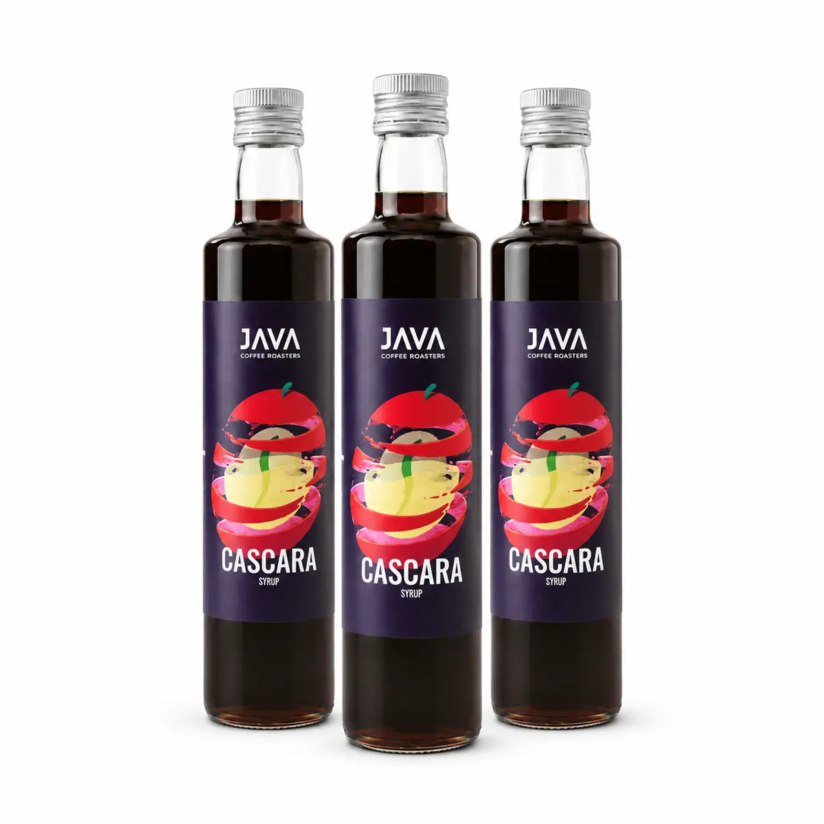 Zestaw 3 butelek syropu Cascara JAVA Coffee Roasters 500 ml