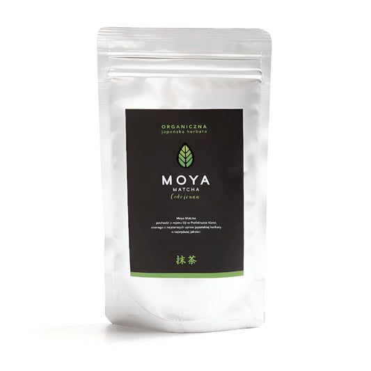 Moya Matcha Codzienna japońska organiczna zielona herbata 100g