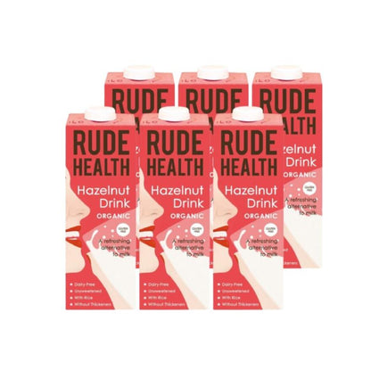 Napój roślinny Rude Health Hazelnut drink (orzech laskowy) [Organic] 6x1L