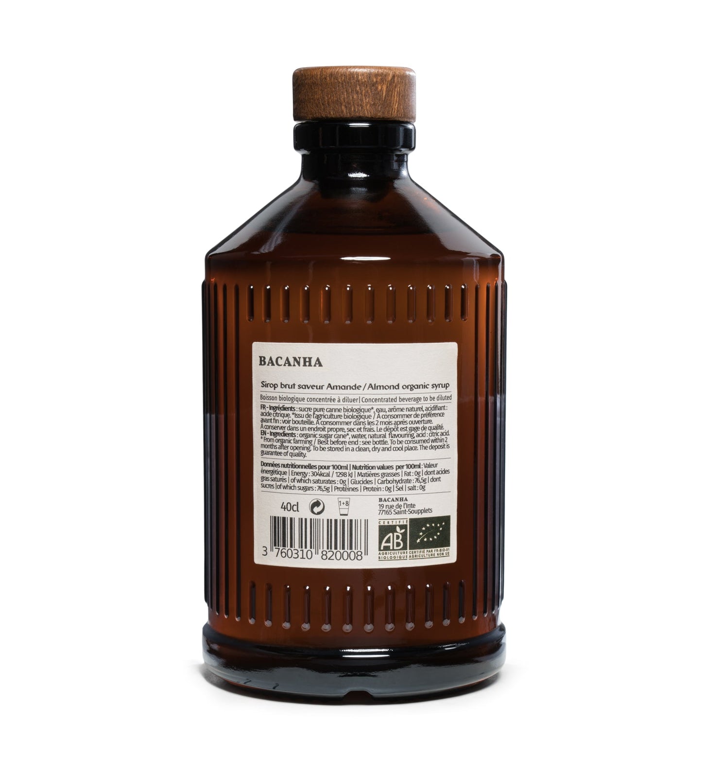 Syrop o smaku migdałowym [ORGANIC] [Wyprzedaż]