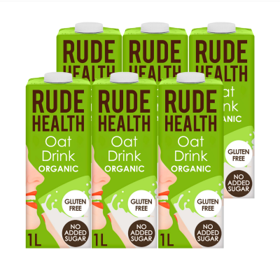 Napój roślinny Rude Health Oat drink (owies) [Organic] 6x1L