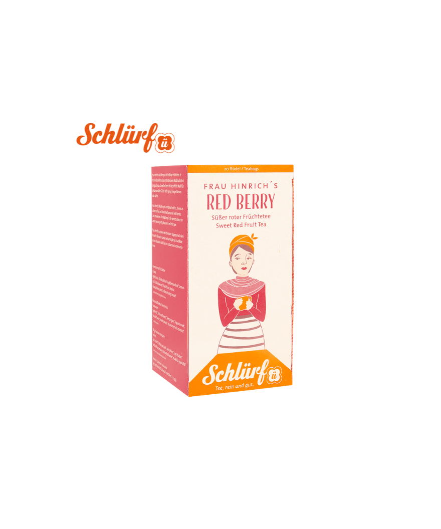 Herbata Schlürf Frau Hinrichs Red Berry Bio [Komplet 6 szt.]